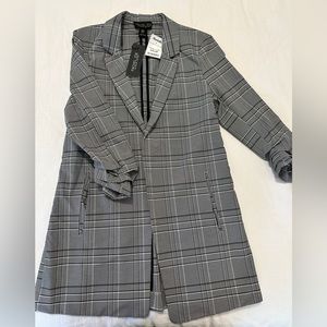 Rachel Zoe Tailored Blazer Checkered